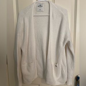 -white cardigan from Hollister